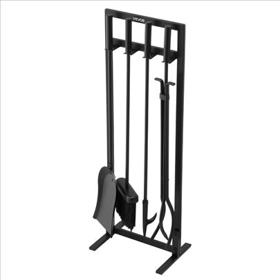 Set Alata Za Kamin 5 Kom Lopatica Za Pepeo Cetka