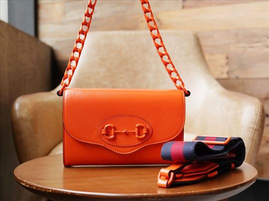 Gucci Horsebit Orange Torbica