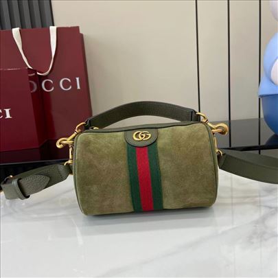 Gucci Ophidia torbica maslinasto zelena