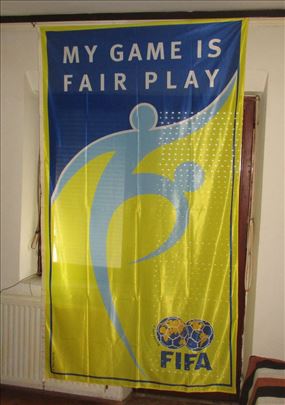 Velika zastava Fifa fair play 240x140cm