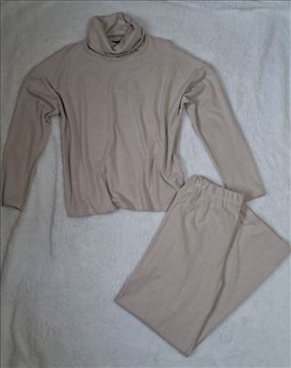 Ženski komplet NOVO sa etiketom – bež(rolka model)