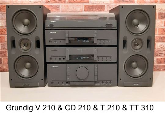 Grundig V 210 & CD 210 & T 210 & TT 310