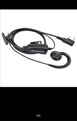 Slusalice silikonske za baofeng radio stanice 