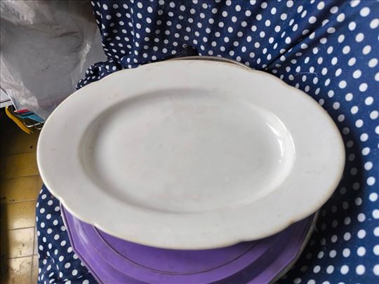 Tacna za posluzivanje, keramika, D/S= 33/22.5 cm