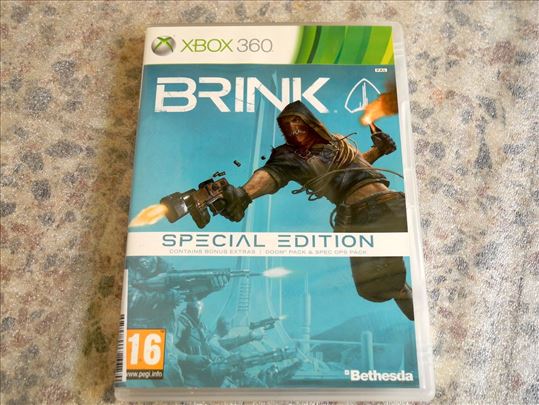 BRINK XBOX 360 Special edition