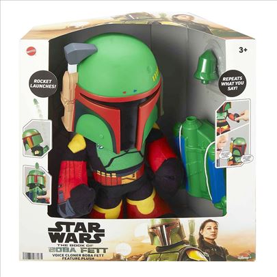 Star Wars Boba Fett plišana interaktivna figura 