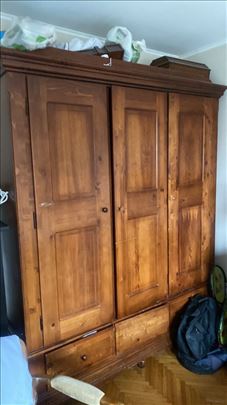 Trokrilni orman puno drvo 225x180x55