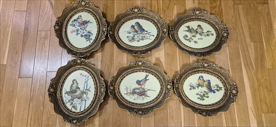 Viler (Wiehler) gobleni Pticice 6 kom (Original)