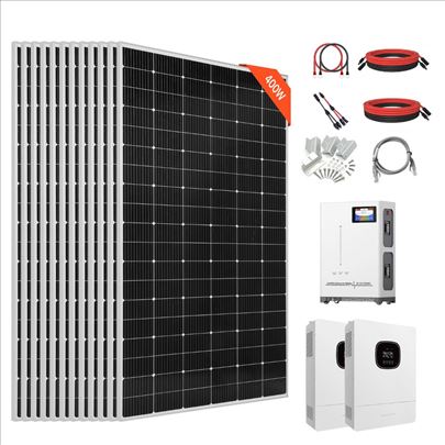 Komplet solarnih panela od 4800W, 12x400W