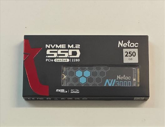 Netac NV3000 M.2 2280 PCIe 3.0 NVMe x4 250GB - Nov