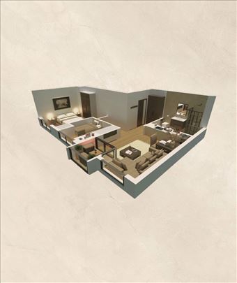 Novogradnja - Dvoiposoban stan - Odlična lokacija