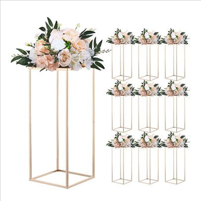 Stalak za cvece za vencanja 25x25x60cm, 10kom LJL-