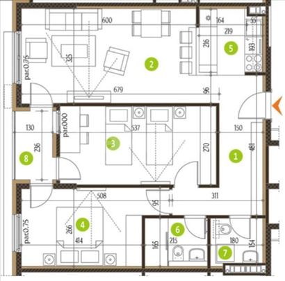 Nov trosoban garažno mesto Zemun Zelena avenija