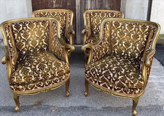 Set 4 stilske fotelje