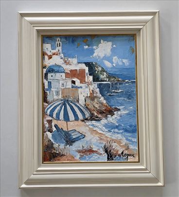 Ulje na platnu - Letnji dan, prelepa slika!