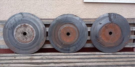 TRI KRUŽNE TESTERE ZA METAL, skoro 50 cm prečnik