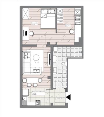 Mirijevo III Novogradnja 45m2 2.0soba