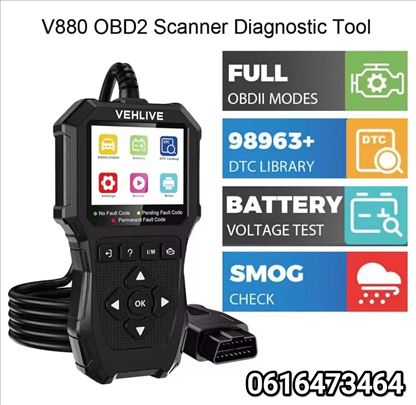Novo - VEHLIVE V880 OBD2 Auto Dijagnostika