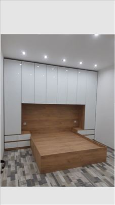 Kombinovani garderober sa krevetom po Meri