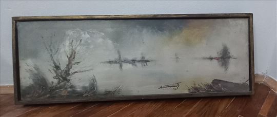 Ljubomir Tomišic, ulje na platnu (1993)