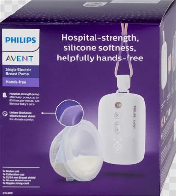 Philips Hands-Free električna pumpa + 3 AVENT flaš