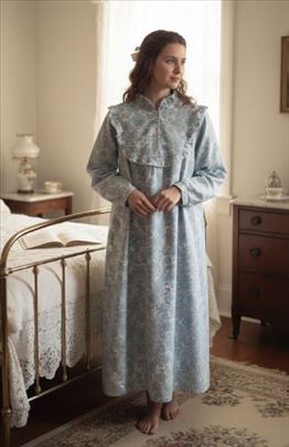 Vintage cvetna spavaćica sa karnerima 