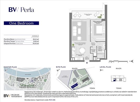 Premium dvosoban stan u zgradi BW Perla