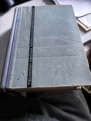 Tehnicki recnik Nemacko-srpskohrvatski, prevod 