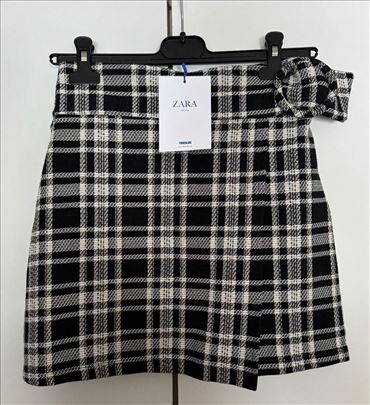Zara Suknja Karirana S NOVO