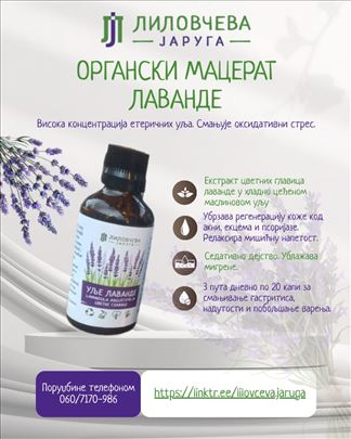 Органски мацерат лаванде