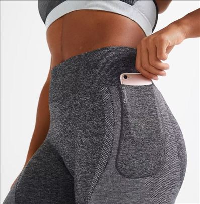 DOMYOS Helanke sa efektom druge kože M/L 