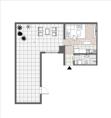 Mirijevo III Novogradnja 33.30m2 Garsonjera