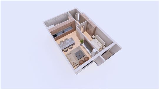 Novogradnja,2.0 moguće 2.5 soban,terasa,garaža