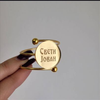 Prsten za salvete - Sveti Jovan - boja zlata