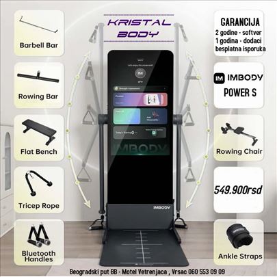 Smart fitnes masina IMbody Power S