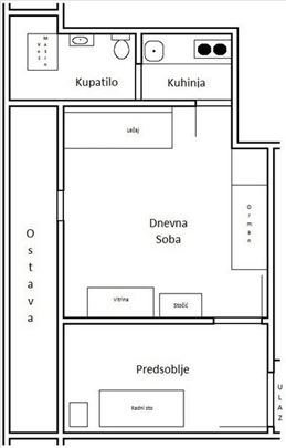  TC  Vidikovac- garsonjera