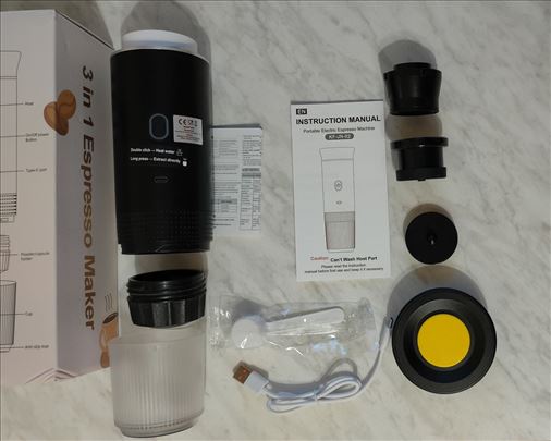 Aparat za kafu 3 u 1 sa punjenjem na USB-C