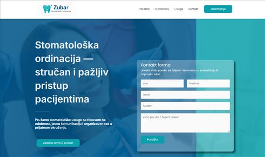 Izrada modernih web sajtova za privatne prakse