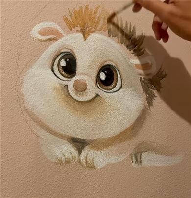 Oslikavanje zidova,decije sobe,igraonice..