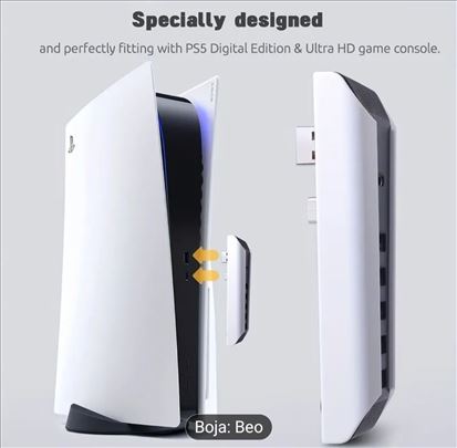 Usb hub za ps5 za prosirenje portova playstation