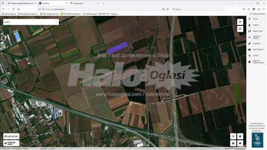 Zemljište u Dobanovcima "Pustara"