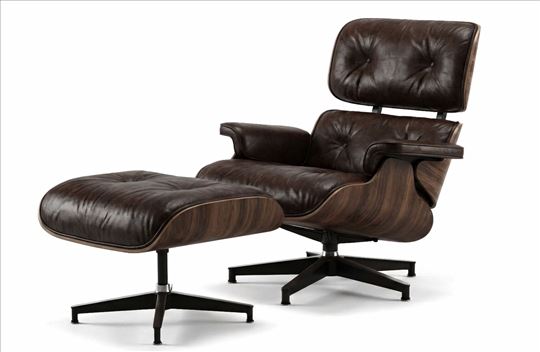 Eames fotelja sa tabureom