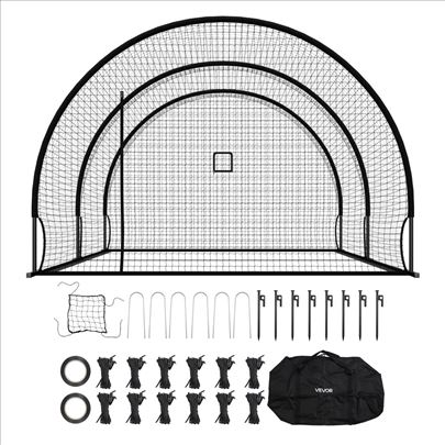 Kavez za bejzbol udaranje, mreza 606x366x250cm