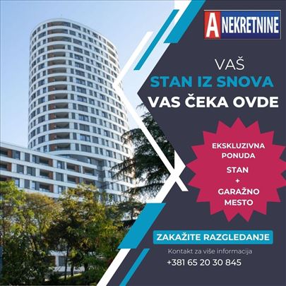 Lux stan u Skyline – Kneza Miloša + garažno mesto