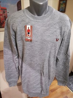 Novi muski zimski dzemper Mustafa 2XL Sivi Novo