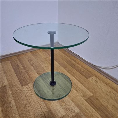 Stakleni klub sto okrugli precnik 50cm