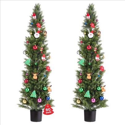 Vestacka Jelka Borovi Zbunovi Topijarija 2 Komada