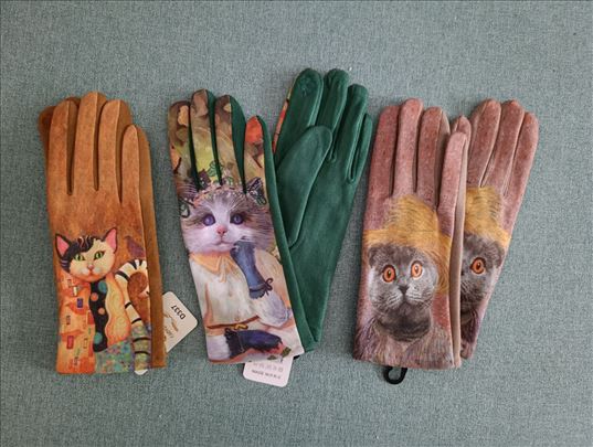 Ženske rukavice mace NOVE