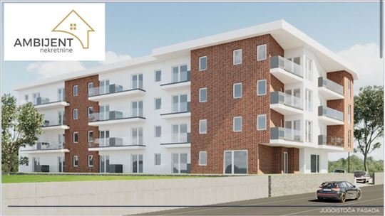 Dvosoban stan u izgradnji u Starim Banovcima, 49m2