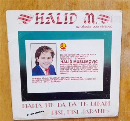 Halid Muslimović - Mama ne da da te diram - LP